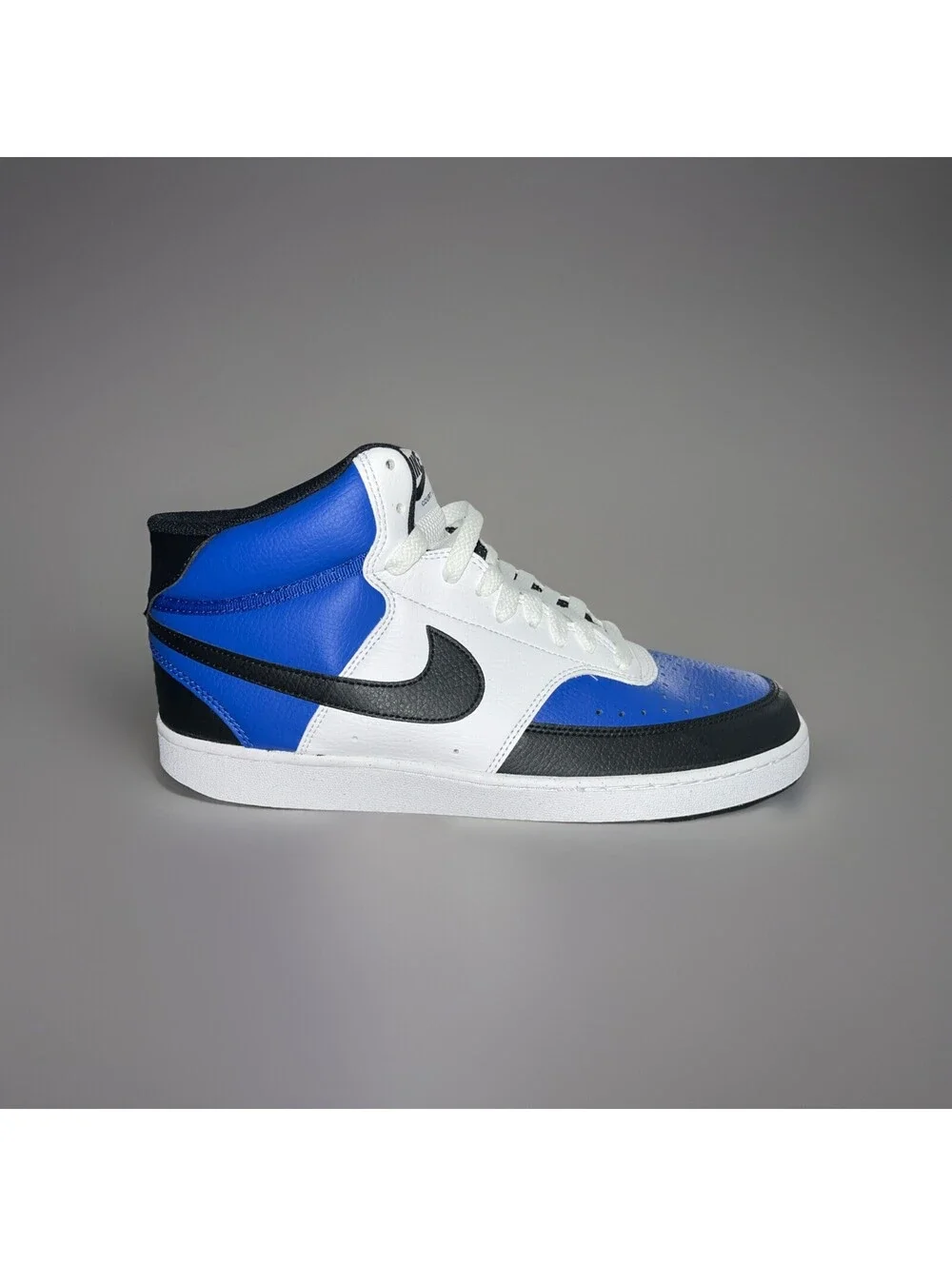 Nike Court Vision Mid Men’s Size 10.5 Game Royal/Black FQ8740-480 New